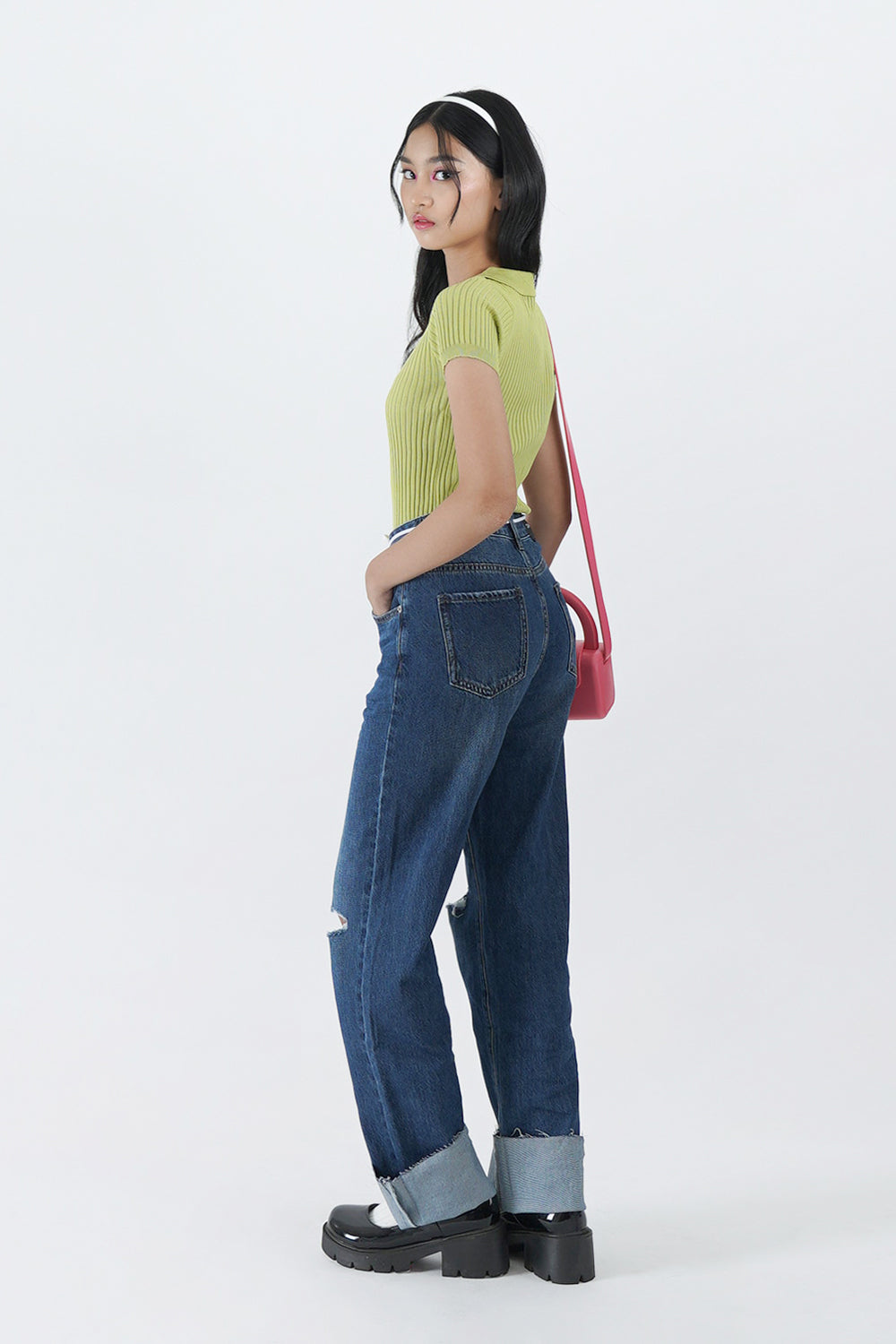 Quina Loose Jeans - Navy